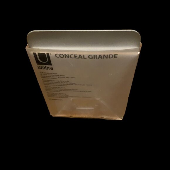 Umbra Conceal, Sturdy Metal Floating Bookshelf for Wall, Silver, Small, Set of 3 - Picture 5 of 5